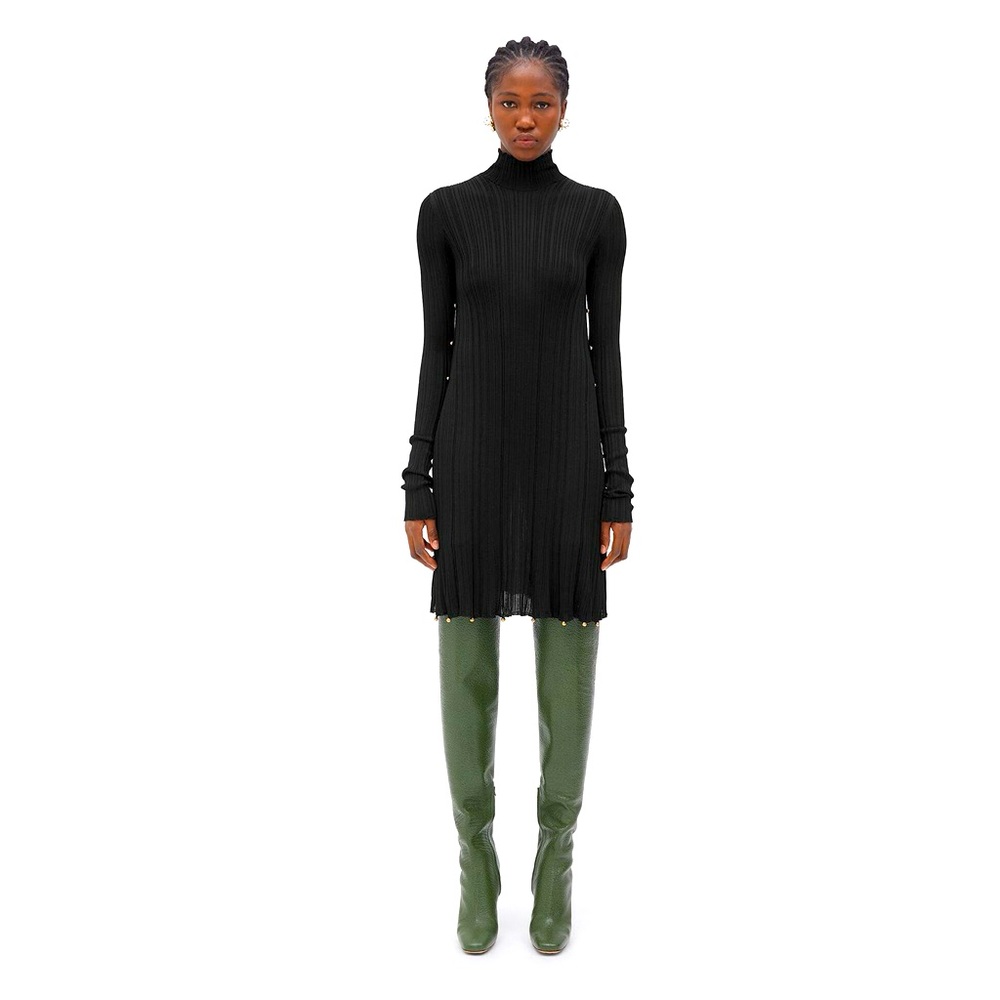 BOTTEGA VENETA Pleated Cut Out Dress NWT